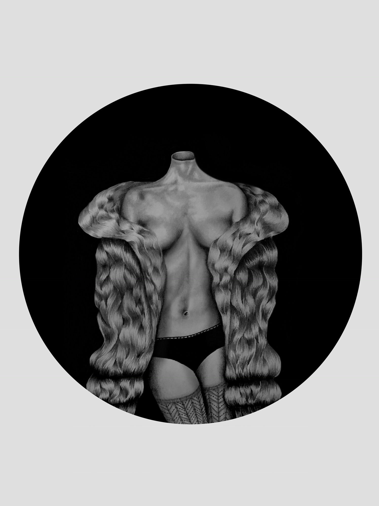 Draped Nudel
